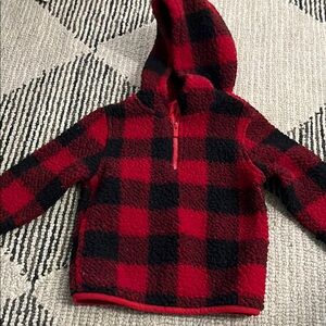Buffalo plaid fleece